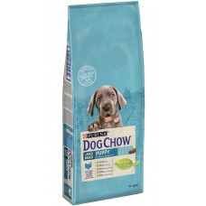 Dog Chow  Puppy Large Breed - пълноценна храна за кучета от 1 до 18 месеца, големи и гигантски породи 14 кг.